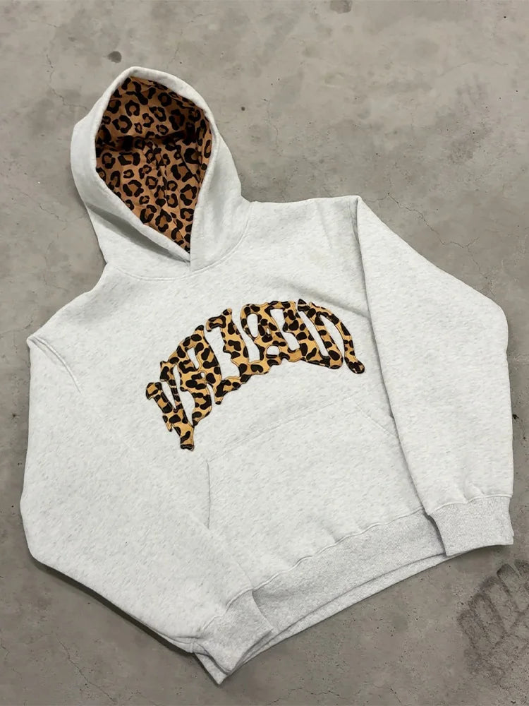 CHEETAH PRINTED HOODIE